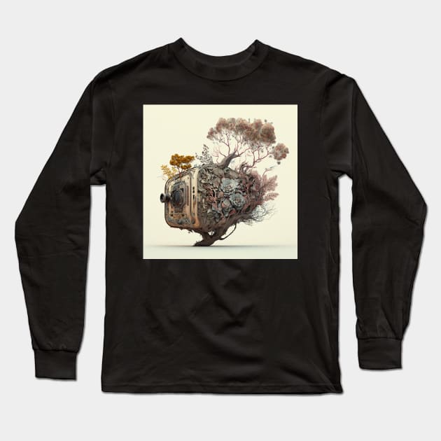 When Nature meets Tech #8 Long Sleeve T-Shirt by WilbDigital